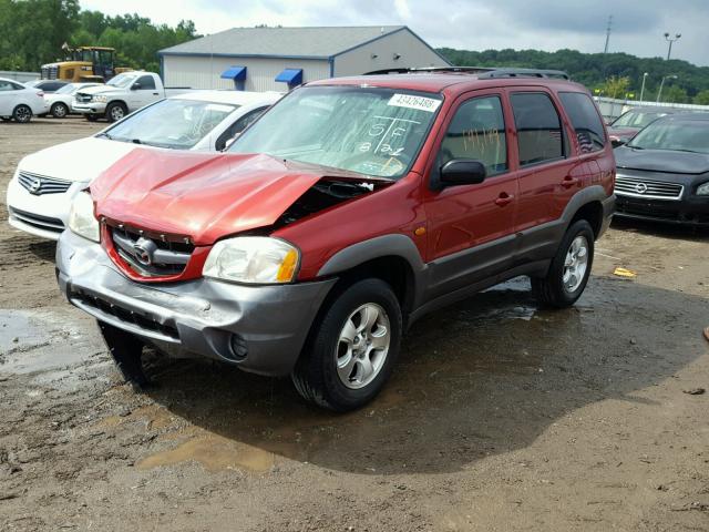 4F2YU06101KM14053 - 2001 MAZDA TRIBUTE DX 红色 照片 2