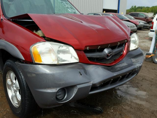 4F2YU06101KM14053 - 2001 MAZDA TRIBUTE DX RED photo 9