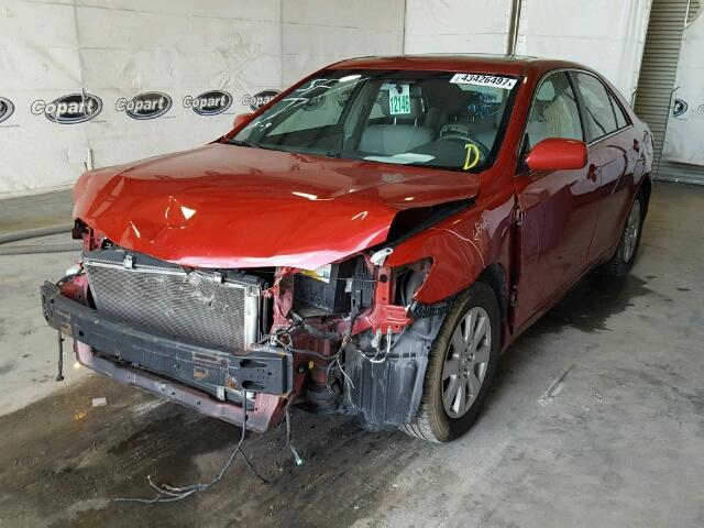 4T1BK46K98U059776 - 2008 TOYOTA CAMRY LE წითელი ფოტო 2