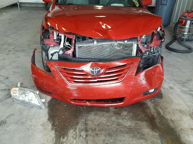 4T1BK46K98U059776 - 2008 TOYOTA CAMRY LE RED photo 9