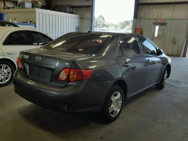 2T1BU4EE0AC479777 - 2010 TOYOTA COROLLA BA GRAY photo 4