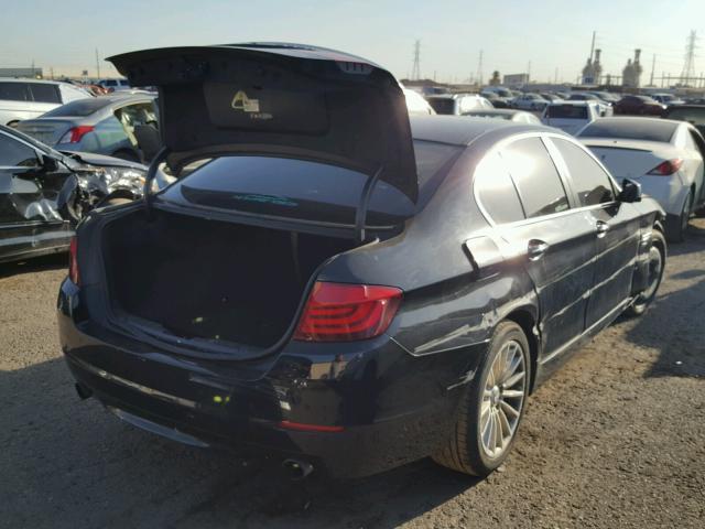 WBAFU7C57CDU63259 - 2012 BMW 535 BLACK photo 4