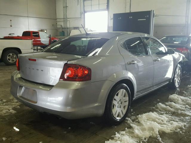 1C3CDZAB0DN631107 - 2013 DODGE AVENGER SE GRAY photo 4