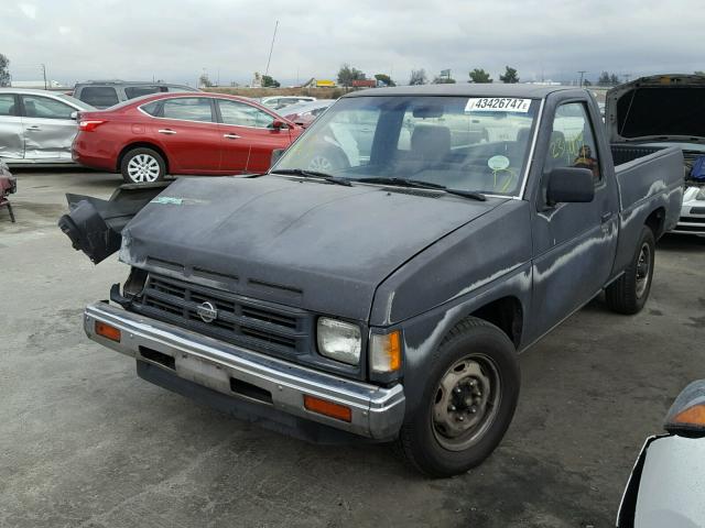 1N6SD11S0MC312744 - 1991 NISSAN TRUCK SHOR GRAY photo 2