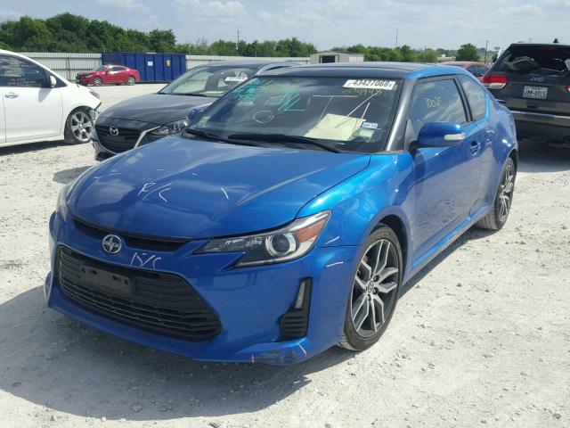 JTKJF5C77E3079948 - 2014 TOYOTA SCION TC 蓝色 照片 2