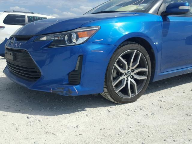 JTKJF5C77E3079948 - 2014 TOYOTA SCION TC 蓝色 照片 9