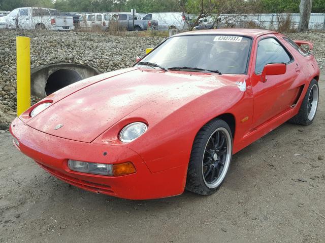 9288102624 - 1978 PORSCHE 928 RED photo 2