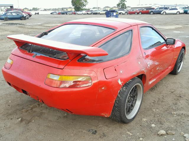 9288102624 - 1978 PORSCHE 928 RED photo 4