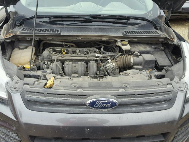 1FMCU0F78EUD43656 - 2014 FORD ESCAPE S GRAY photo 1