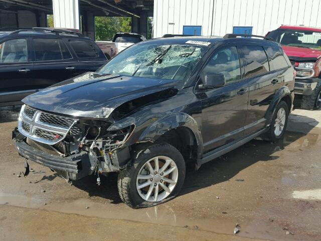 3C4PDCBG2DT581296 - 2013 DODGE JOURNEY SX BLACK photo 2