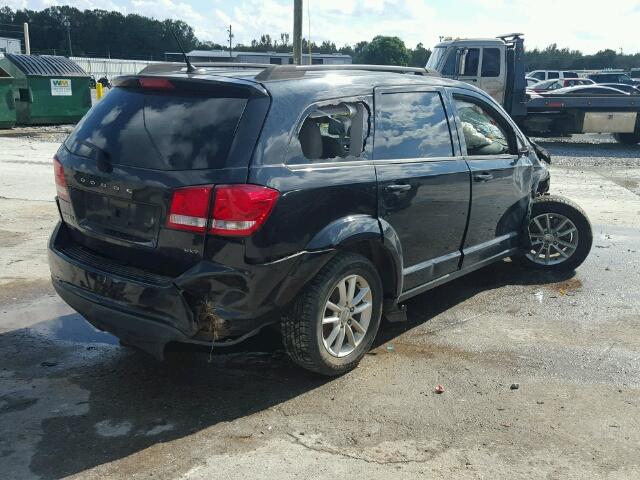 3C4PDCBG2DT581296 - 2013 DODGE JOURNEY SX BLACK photo 4