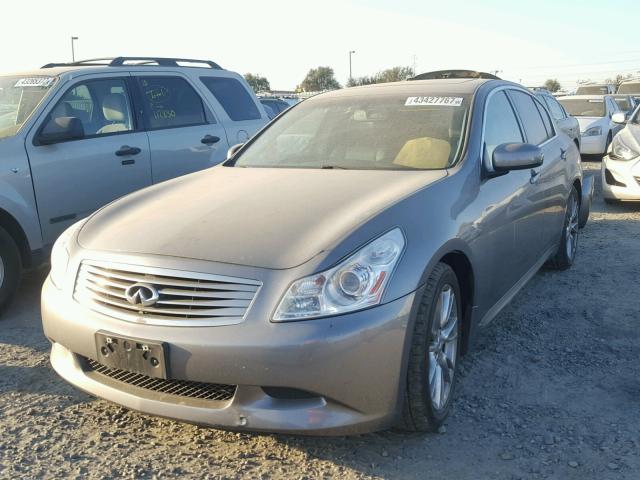 JNKBV61E17M721727 - 2007 INFINITI G35 GRAY photo 2