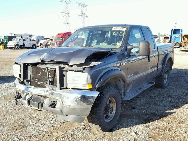 1FTNX21P64EA22828 - 2004 FORD F250 SUPER GRAY photo 2