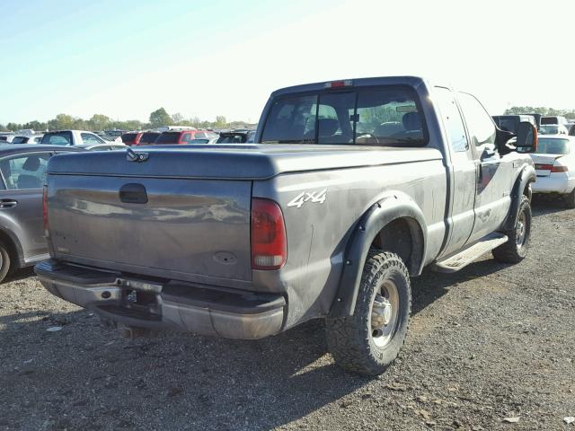 1FTNX21P64EA22828 - 2004 FORD F250 SUPER GRAY photo 4