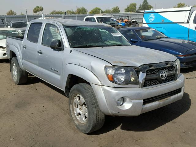 3TMJU4GN3BM121073 - 2011 TOYOTA TACOMA SILVER photo 1