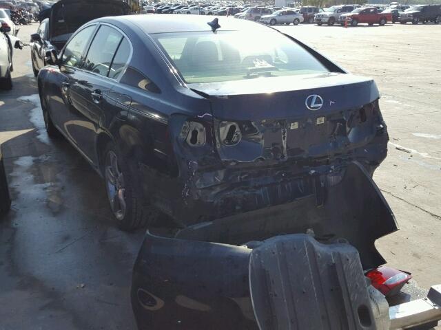 JTHBE96S680028533 - 2008 LEXUS GS 350 BLUE photo 3