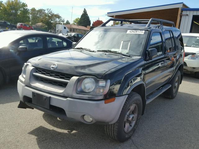 5N1ED28Y72C572941 - 2002 NISSAN XTERRA BLACK photo 2