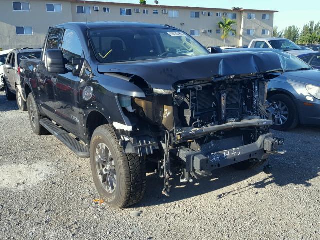 1N6AA1E56HN566221 - 2017 NISSAN TITAN SV BLACK photo 1