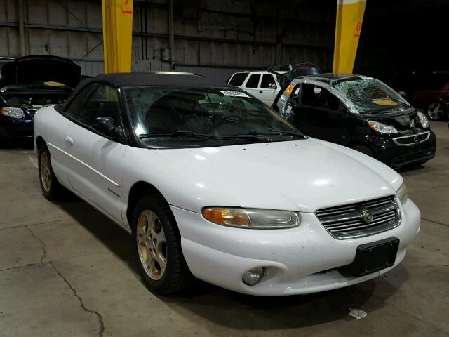 3C3EL55H0WT297134 - 1998 CHRYSLER SEBRING JX WHITE photo 1