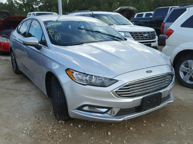 3FA6P0H71HR254437 - 2017 FORD FUSION SILVER photo 1