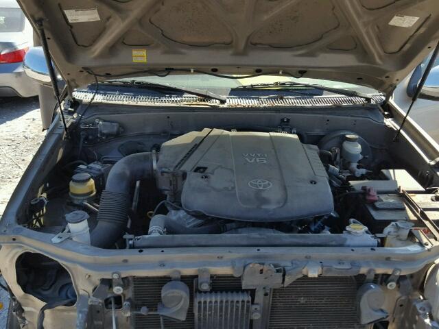 5TBRU34146S470725 - 2006 TOYOTA TUNDRA ACC GOLD photo 7