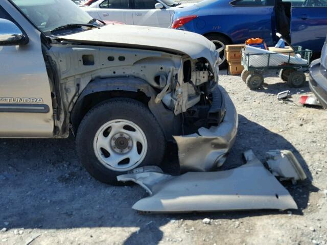 5TBRU34146S470725 - 2006 TOYOTA TUNDRA ACC GOLD photo 9