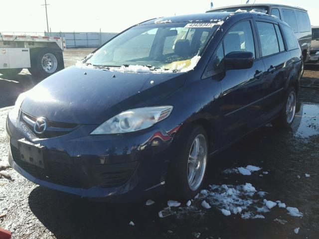 JM1CR293790347706 - 2009 MAZDA 5 BLUE photo 2