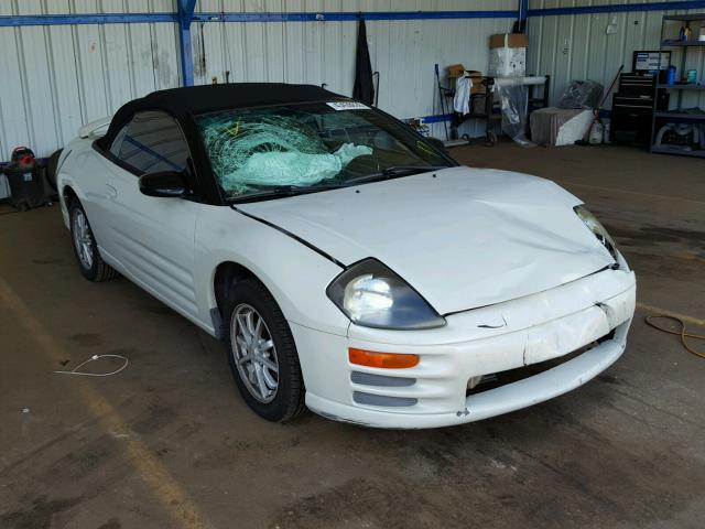 4A3AE45G62E036720 - 2002 MITSUBISHI ECLIPSE SP WHITE photo 1