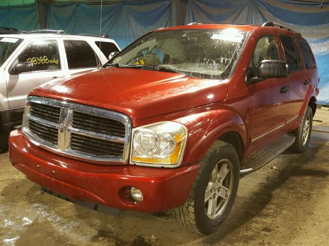 1D8HB58206F111848 - 2006 DODGE DURANGO LI RED photo 2