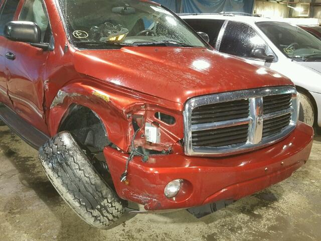 1D8HB58206F111848 - 2006 DODGE DURANGO LI RED photo 9