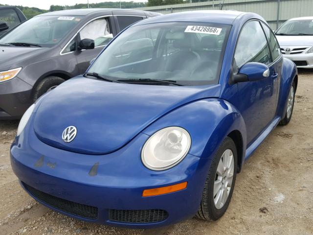 3VWPW31C08M503945 - 2008 VOLKSWAGEN NEW BEETLE 蓝色 照片 2