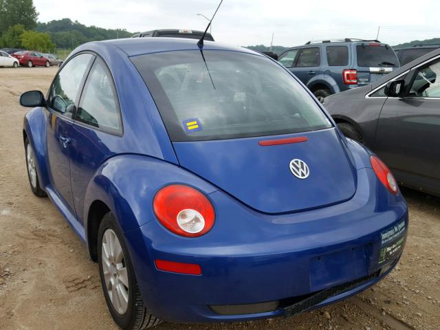 3VWPW31C08M503945 - 2008 VOLKSWAGEN NEW BEETLE 蓝色 照片 3