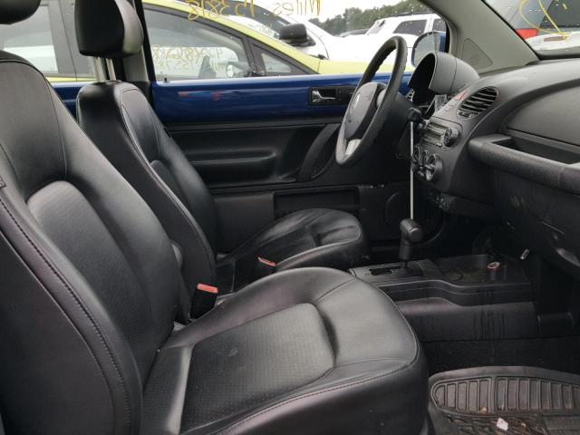 3VWPW31C08M503945 - 2008 VOLKSWAGEN NEW BEETLE 蓝色 照片 5