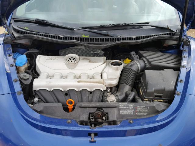 3VWPW31C08M503945 - 2008 VOLKSWAGEN NEW BEETLE 蓝色 照片 7