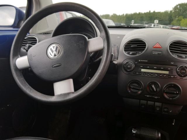 3VWPW31C08M503945 - 2008 VOLKSWAGEN NEW BEETLE 蓝色 照片 9