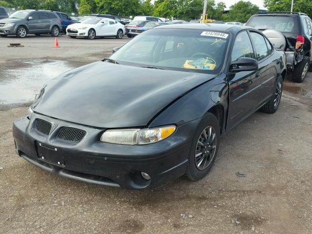 1G2WK52J91F223972 - 2001 PONTIAC GRAND PRIX BLACK photo 2