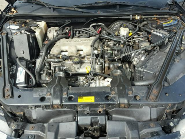 1G2WK52J91F223972 - 2001 PONTIAC GRAND PRIX BLACK photo 7