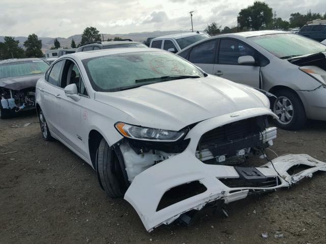 3FA6P0SU4FR173900 - 2015 FORD FUSION TIT WHITE photo 1