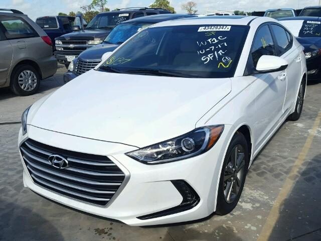 5NPD84LF6JH236819 - 2018 HYUNDAI ELANTRA WHITE photo 2