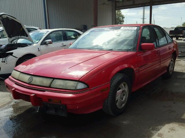 1G2WJ52M0SF310237 - 1995 PONTIAC GRAND PRIX RED photo 2