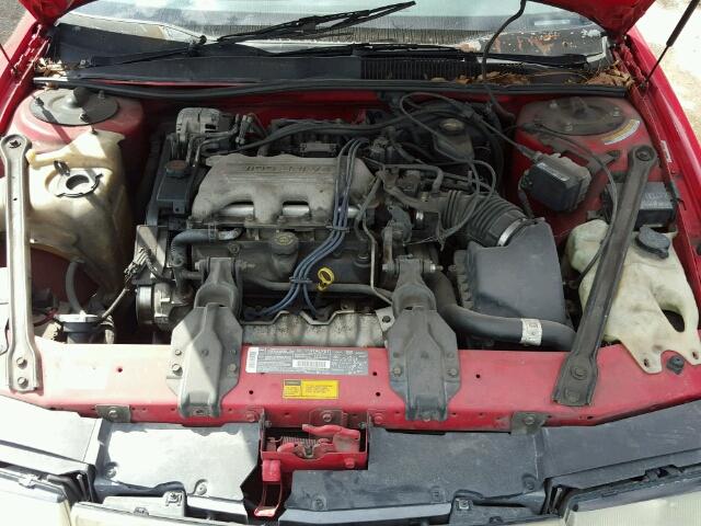 1G2WJ52M0SF310237 - 1995 PONTIAC GRAND PRIX Կարմիր լուսանկար 7