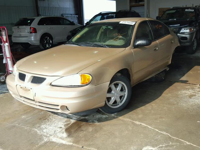1G2NE52E75M179641 - 2005 PONTIAC GRAND AM S ოქროსფერი ფოტო 2