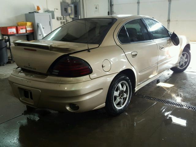 1G2NE52E75M179641 - 2005 PONTIAC GRAND AM S ოქროსფერი ფოტო 4