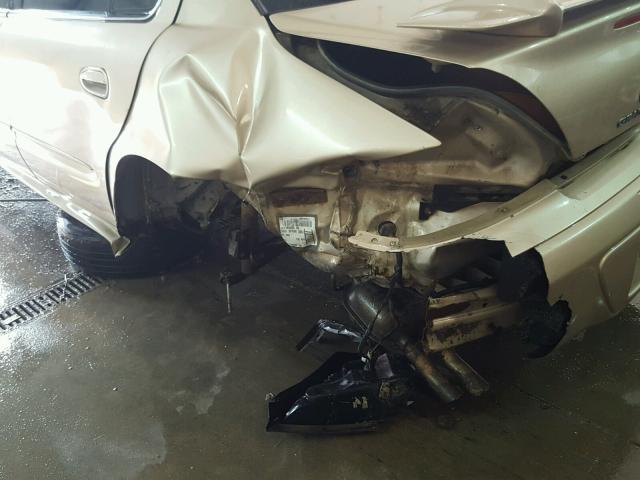 1G2NE52E75M179641 - 2005 PONTIAC GRAND AM S ოქროსფერი ფოტო 9