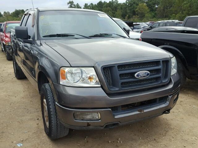 1FTRX14W05NA46154 - 2005 FORD F150 GRAY photo 1