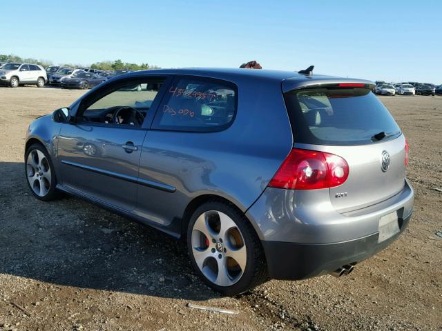 WVWFD71K69W011862 - 2009 VOLKSWAGEN GTI GRAY photo 3