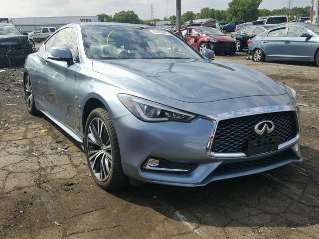 JN1EV7EL5HM554015 - 2017 INFINITI Q60 PREMIU BLUE photo 1