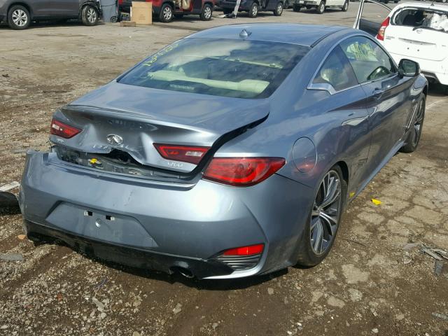 JN1EV7EL5HM554015 - 2017 INFINITI Q60 PREMIU BLUE photo 4