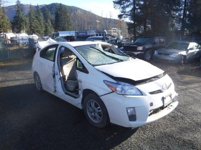 JTDKN3DU7B0258740 - 2011 TOYOTA PRIUS WHITE photo 1