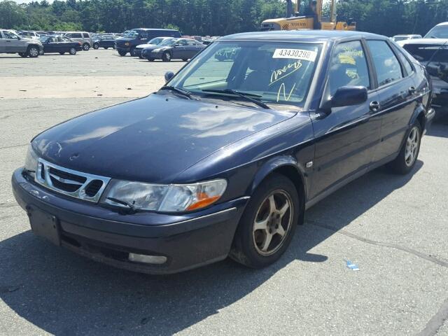 YS3DD58H312041587 - 2001 SAAB 9-3 BLUE photo 2